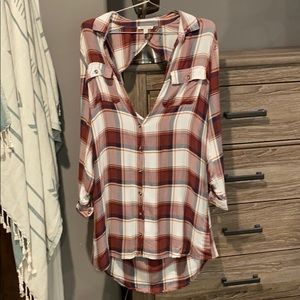 Plaid Flannel shirt/dress